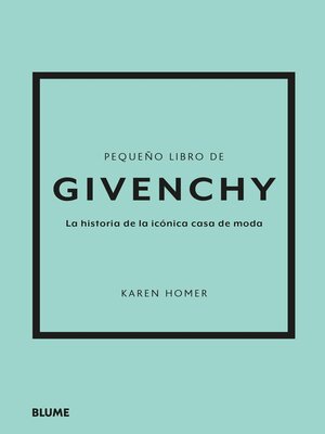 cover image of Pequeño libro de Givenchy